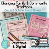 Grade 2 Changing Family & Community Traditions Printable & Digital Google Slides
