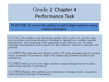 Preview of Grade 2 Chapter 4  as PDF