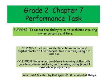 Preview of Grade 2 Chapter 7 as PDF