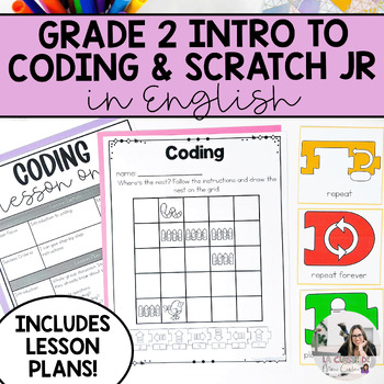Preview of Grade 2 Coding Unit With Scratch Jr - Introduction to Coding for Second Grade