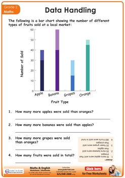 grade 2 data handling workbook from beeone books by grade