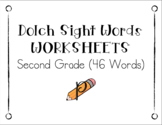Grade 2: Dolch Sight Word Worksheets