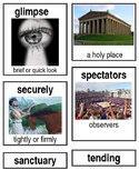 Grade 2: Domain 4: Greek Myths Common Core Vocabulary Image Cards