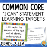 Grade 2 ELA Common Core Standards I Can Statements and Lea