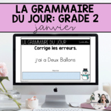 Grade 2: French Grammar Activities for Google Slides | January