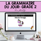 Grade 2: French Grammar Activities for Google Slides | March