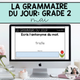 Grade 2: French Grammar Activities for Google Slides | May
