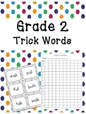 Grade 2 Trick Words