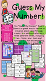 Grade 2 Guess My Number Place Value Board Game - Differentiated
