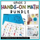 Grade 2 Hands-on Math Pack BUNDLE | Math Centers