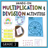 Grade 2 Hands on Multiplication & Division Activities for 