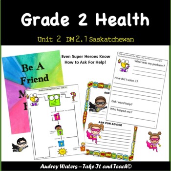 Preview of Grade 2 Health Saskatchewan Unit 2  DM2.1