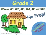 Grade 2 Home Distance Learning Weeks #1, #2, #3, #4, #5 & 