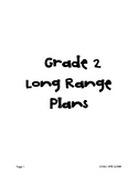 Grade 2 Long Range Plans Ontario