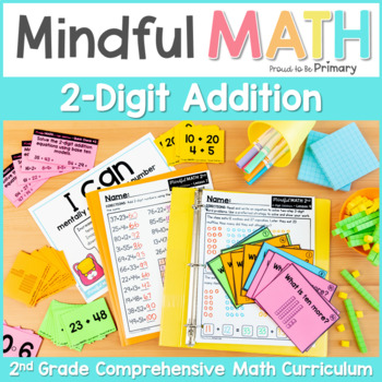Preview of 2nd Grade 2 Digit Addition with Regrouping Math Unit w/ Centers, Posters, Games