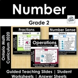 Grade 2 Math Bundle - Number Sense - Fractions - Operation