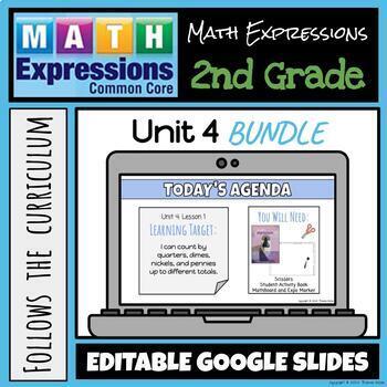 Preview of Grade 2 Math Expressions (2018) Unit 4 BUNDLE