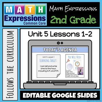 Preview of Grade 2 Math Expressions (2018) Unit 5: Lessons 1-2