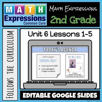 Preview of Grade 2 Math Expressions (2018) Unit 6: Lessons 1-5