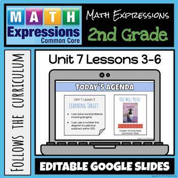 Preview of Grade 2 Math Expressions (2018) Unit 7: Lessons 3-6