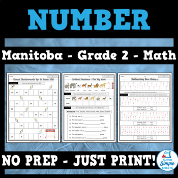 Preview of Grade 2 Math - Manitoba - Number Strand