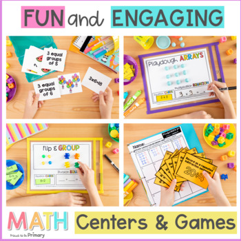 Grade - Multiplication & Unit - 2nd Math Lessons & Centers
