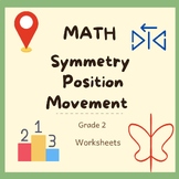 Grade 2 Math Worksheets: Symmetry, Position, and Movement