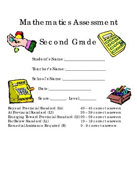 Preview of Grade 2 Mathematics Proficiency Assessment Tool