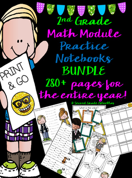 Preview of Grade 2 Practice Notebook BUNDLE (280+ PAGES)
