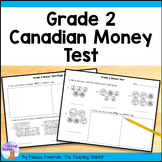 Canadian Money Test (Grade 2)