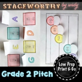 Grade 2 Music Pitch & Melody Music Interactive Notebook No