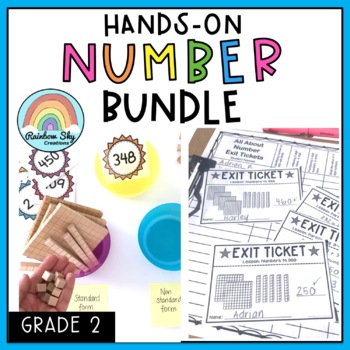 Preview of Grade 2 Number Sense BUNDLE | Place Value Activities 2nd Grade