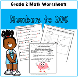 Grade 2 Numbers to 200- Math Printables