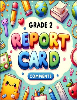 Preview of Grade 2 Ontario Curriculum Report Card Comment Bank 2023