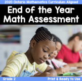 Grade 2 Ontario End of Year Math Assessment (Ontario Mathematics - 2020)