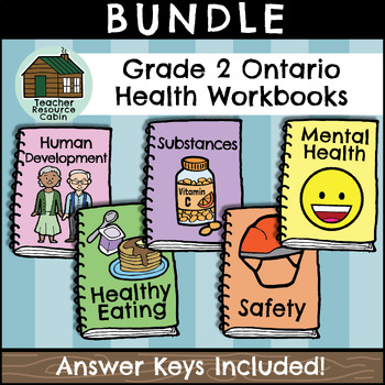 Preview of Grade 2 Ontario Health Workbooks
