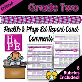 Grade 2 Ontario Health and Physical Education Report Card 