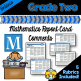 Grade 2 Ontario Mathematics Report Card Comments