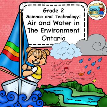 Preview of Grade 2 Ontario Science: Air and Water in The Environment Differentiated (2022)