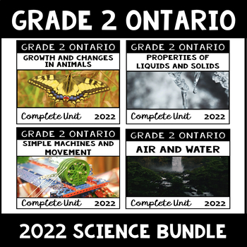 Preview of Grade 2 Ontario Science (2022 Bundle)