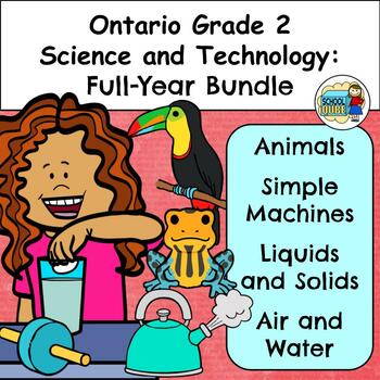 Preview of Grade 2 Ontario Science Full-Year Bundle Differentiated (2022 Updates)