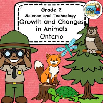 Preview of Grade 2 Ontario Science: Growth and Changes In Animals Differentiated (2022)