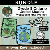 Grade 2 Ontario Social Studies Workbook Bundle