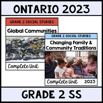 Preview of Grade 2 Ontario Social Studies Bundle