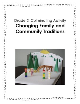 Preview of Grade 2 Ontario Social Studies Changing Family and Community Traditions