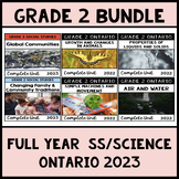 Grade 2 Ontario Social Studies/Science Full Year Mega Bundle