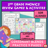 2nd Grade Phonics Review Games and Activities Consonant Blends