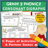 Grade 2 Phonics Review Consonant Digraphs Partner Games an
