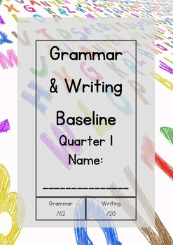 Preview of Grade 2 Q1 Grammar and Writing Baseline Test - CCSS