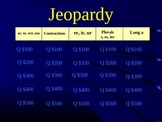 Grade 2 Reading Street Unit 2 Phonics Review Jeopardy